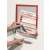 Presentation frame A4 self-adhesive, DURABLE red 59141158
