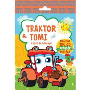 Traktor Tomi rajzos feladványai 32028002 Foglalkoztató füzet, matricás