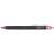 Pilot Frixion Clicker 0.5mm erasable rollerball pen, black barrel, pink ink