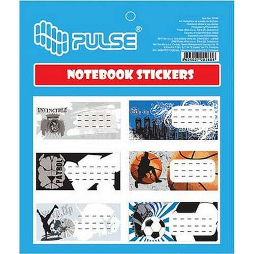 Etichetă pentru broșură Pulse 30 buc Băieți Hârtii școlare Pulse 220260 64818490