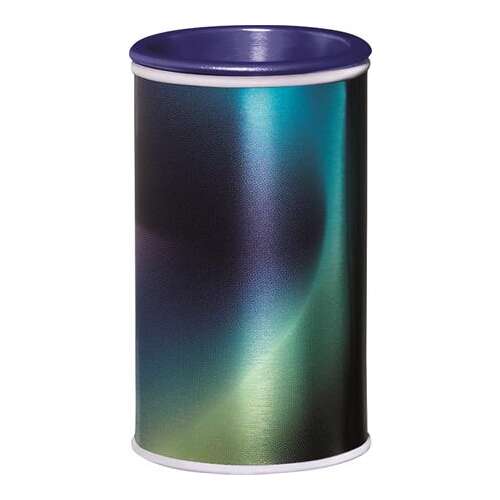 Maped Nightfall single hole pencil sharpener with metal body and a blue lid