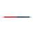 Ico Postairon dreieckiger doppelseitiger Farbstift, rot und blau