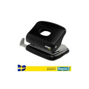 Rapid ECO 20 black two-hole punch, 20 sheets capacity - Office technology