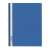 Kék A4-es PP mappa, átlátszó előlappal és levehető rögzítővel