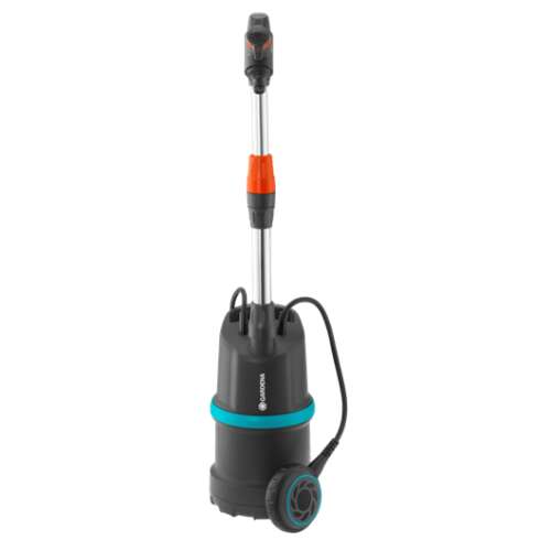 Gardena 4000/1 Hordóürítő szivattyú, 400W, fekete és kék színben, teleszkópos csővel és tömlőcsatlakozóval - Merülő szivattyú