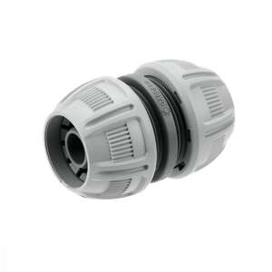 Conector de reparare pentru furtun Gardena de 1/2 inch, gri, pentru conectarea a două bucăți de furtun - Gardena Accesorii irigare