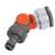 Gardena swivel tap connector, grey and orange, for connecting a hose to a tap