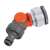 Gardena swivel tap connector, grey and orange, for connecting a hose to a tap