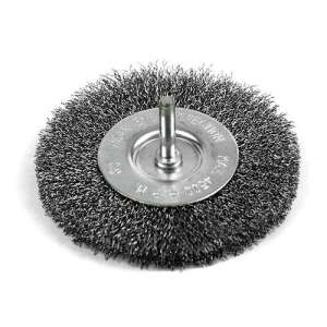 75mm Crimped Wire Brush with Shank 253242