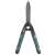Gardena PrecisionCut hedge shears, black and blue handles, white background