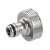 Conector Gardena Premium pentru robinet, argintiu, metal, pentru conectarea unui furtun la un robinet