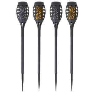 4er Set Solar-Gartenlampen „Torta“ mit 12 LEDs