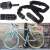 Black combination bike lock with chain, 90cm long, 5 digit combination, KIK brand