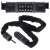 Black combination bike lock with chain, 90cm long, 5 digit combination, KIK brand