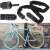 Black combination bike lock with chain, 90cm long, 5 digit combination, KIK brand