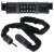 Black combination bike lock with chain, 90cm long, 5 digit combination, KIK brand