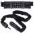 Black combination bike lock with chain, 90cm long, 5 digit combination, KIK brand