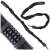 Black combination bike lock with chain, 90cm long, 5 digit combination, KIK brand