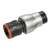 Gardena 18254-20 hose connector, metal and plastic, black and silver, stop function