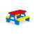 Dolu picnic table for kids, red, blue, yellow, outdoor play, indoor play