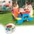 Dolu picnic table for kids, red, blue, yellow, outdoor play, indoor play, children playing