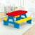 Dolu picnic table for kids, red, blue, yellow, outdoor play, indoor play