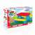 Dolu picnic table for kids, red, blue, yellow, outdoor play, indoor play, packaging