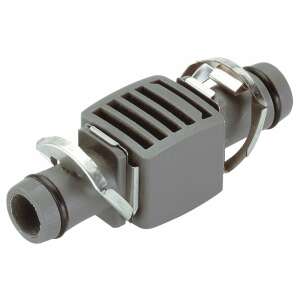 Conector Gardena Micro-Drip-System, 1/2 inch, gri, pentru prelungirea tubului - Gardena Accesorii irigare