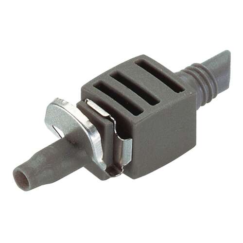 Gardena MD connector 3/16, grey plastic connector for micro drip irrigation system
