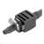 Gardena MD connector 3/16, grey plastic connector for micro drip irrigation system