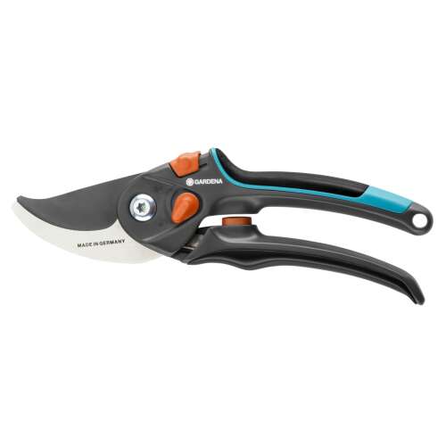 Gardena Comfort Pruning Shears S-XL, for cutting flowers and young shoots, with non-stick coated upper blade and stainless steel lower blade, made in Germany