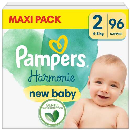 Pampers Harmonie Maxi Pack Windelpaket 4-8kg Mini 2 (96 Stück)