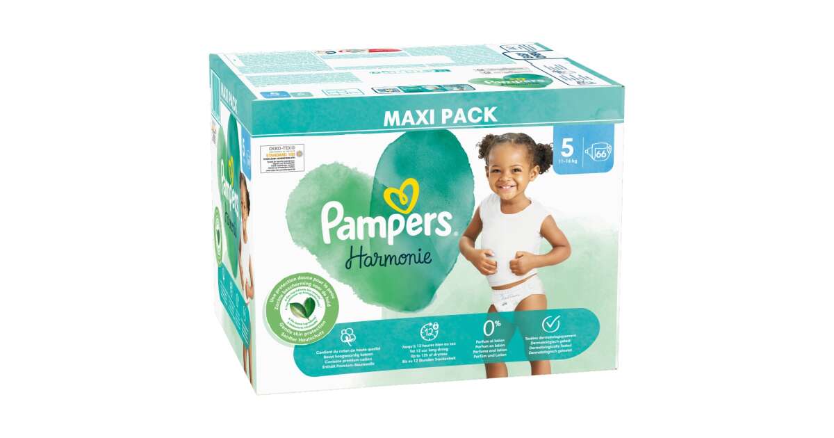 Pampers Harmonie couches - Taille 5 - 64 couches (11-16 KG