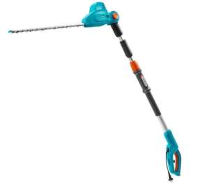 Gardena THS 500/48 electric telescopic hedge trimmer, 500W, blue and orange, with extendable handle - Gardena