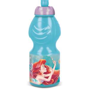 Butelka na wodę Disney Princess Ariel, 400 ml, niebieska z wzorem Ariel - Disney Kulacs