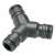 Conector Gardena Profi System Y, 3/4 inch, pentru conectarea a două furtunuri sau a unui furtun și a unei pompe