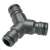 Conector Gardena Profi System Y, 3/4 inch, pentru conectarea a două furtunuri sau a unui furtun și a unei pompe