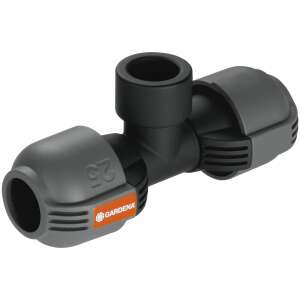 Gardena T-Stück, 25 mm x 3/4 Zoll, zum Verbinden von Sprinklersystemrohren - Anschlüsse und Zubehör