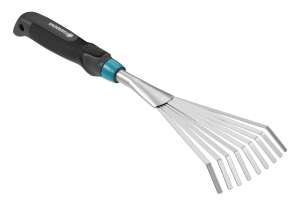 Gardena Comfort Leaf Rake, 12cm wide, for leaves, grass and weeds - Garden Tool & Machine