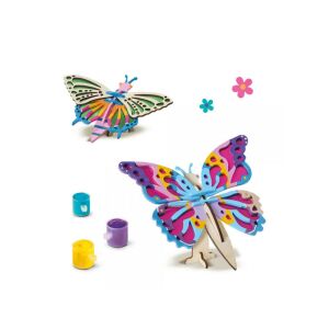 Painted SES Creative Wooden Butterflies - DIY craft kit for kids - SES Creative