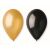 B&C Black and Gold Balloons, 30cm, Pack of 5