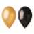 Black and gold balloon, 12 inch