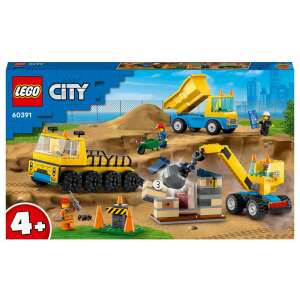 LEGO City: Bauwagen und Abrisskran (60391) 93126024 - Autos & Fahrzeige