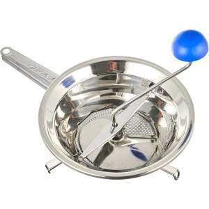 Hal- és paradicsompasszírozó 24 cm, rozsdamentes acél passzírozó paradicsomhoz és halhoz - Kézi passzírozó