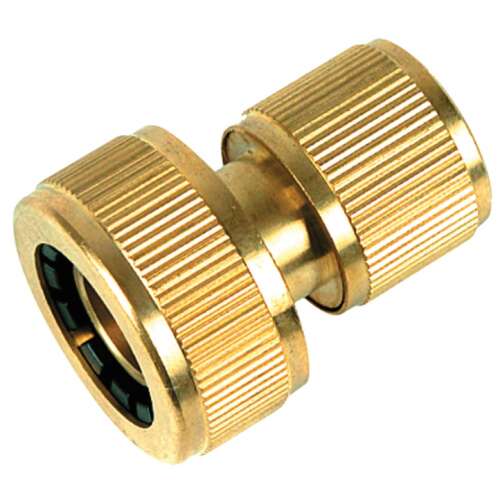 HECHT 08029C brass hose connector, 3/4 inch