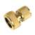 HECHT 08029C brass hose connector, 3/4 inch