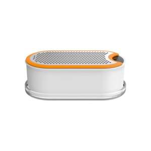 Fiskars Functional Form Strúhadlo s nádobou, biele a oranžové strúhadlo s nádobou - Strúhadlá