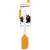 Fiskars Functional Form orange silicone spatula with white handle on packaging