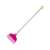 Fiskars My First children's rake, pink, with orange handle