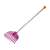 Fiskars My First children's rake, pink, with orange handle